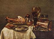 HEDA, Willem Claesz. Stilleben mit Schinken oil painting artist